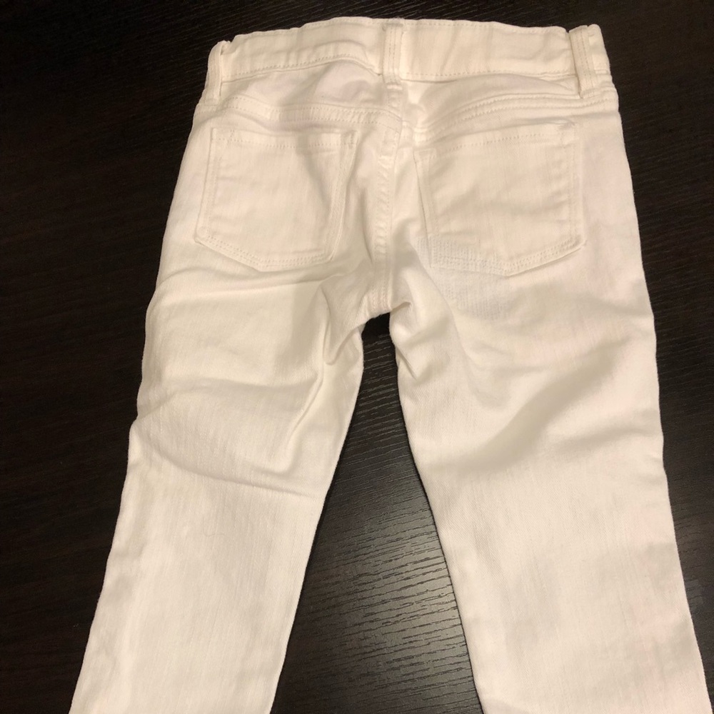 Toddler white jeans